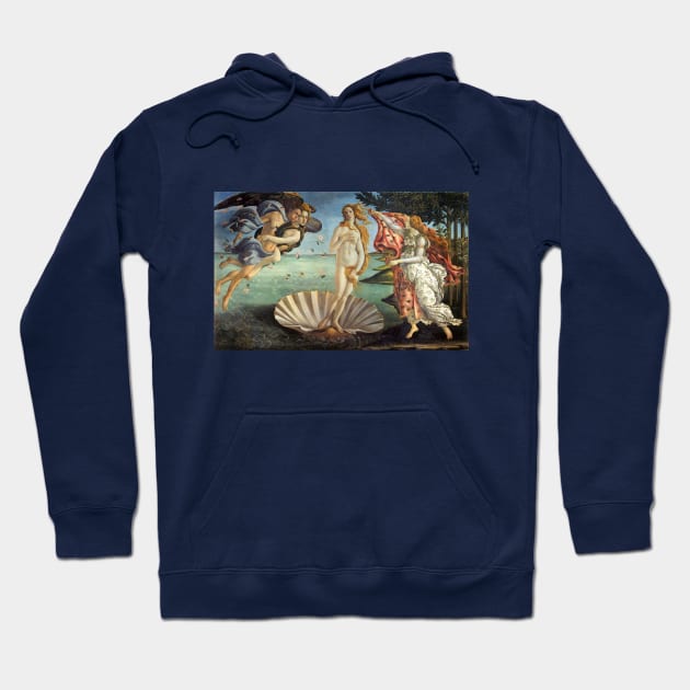 The Birth of Venus by Sandro Botticelli Hoodie by MasterpieceCafe